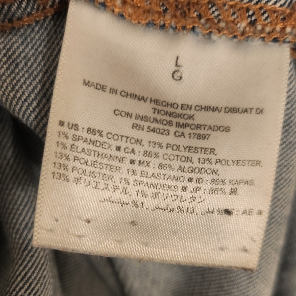 Sz L Old Navy Blue Denim/Jeans Jacket - Picture 5 of 5